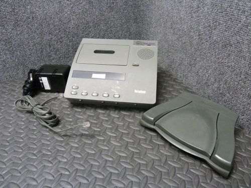 Dictaphone model 2740 full size cassette dictation transcriber foot &amp; ac incl for sale