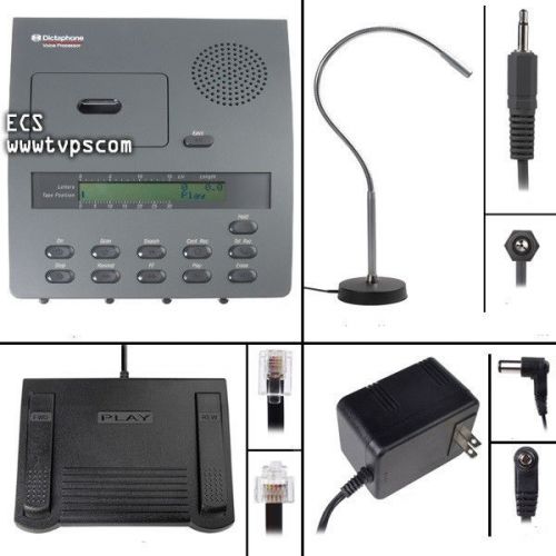 Dictaphone 3750 handsfree dictation micro cassette desktop dictator for sale