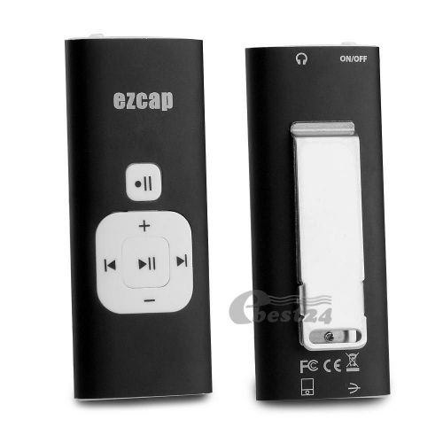 Digital Diktiergerat MP3 Aufnahmegerat Telefon Audio Voice Recorder Schwarz NEU