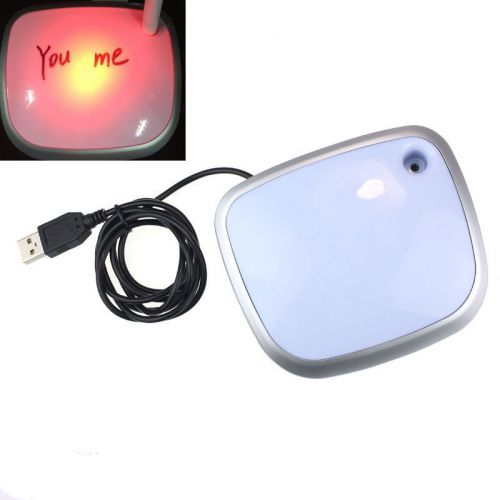 3 Port USB 2.0 HUB With Memo Note Message Mood Light For Notebook PC GFY