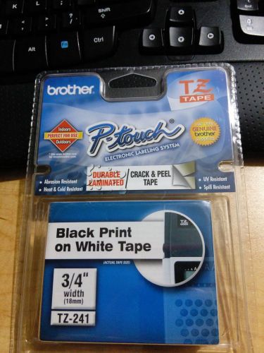 BROTHER P-TOUCH TZ-241 3/4&#034; TAPE