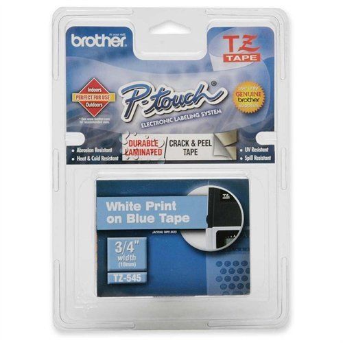 Brother Tze-545 Label Tape - 0.70&#034; Width X 26.20 Ft Length - Direct (tze545)