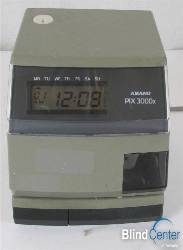 Amano pix 3000x electric time clock - free shipping for sale