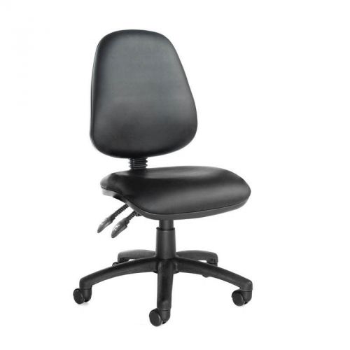 Vantge 2 Lever Black Leather Chair