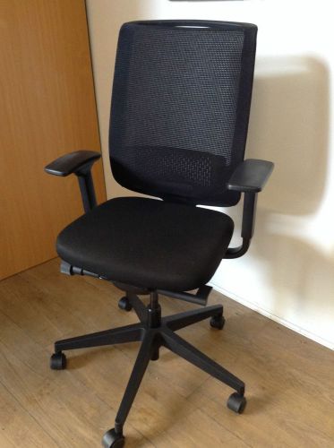 REPLY Office Chair Made By STEELCASE, Fully Adjustable BLACK FABRIC 40 available
