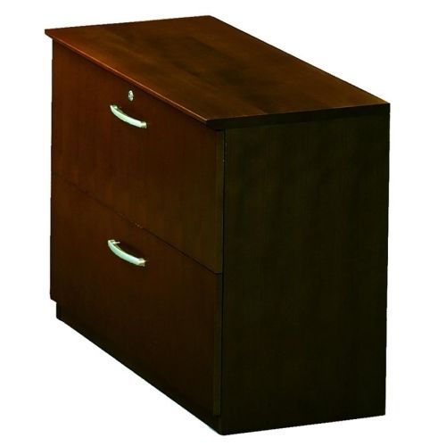 Mlnvlfmah 2-drawer lateral file, 36&#034;x19&#034;x29-1/2&#034;, mahogany for sale
