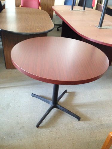 ROUND CONFERENCE/CAFETERIA TABLE by KIMBALL OFFICE FURNITURE 36&#034;DIAM