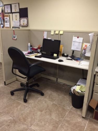 Office furniture- 4 pieces, cubicles