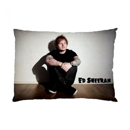 New Ed Sheeran Kiss Me 30&#034; x 20&#034; White Pillow Case Gift