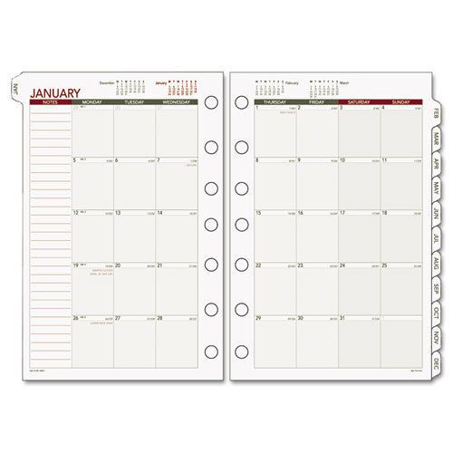 DAYRUNNER 068685Y 2015 CALENDAR MONTHLY PLANNER APPOINTMENT REFILL 8-1/2 x 11