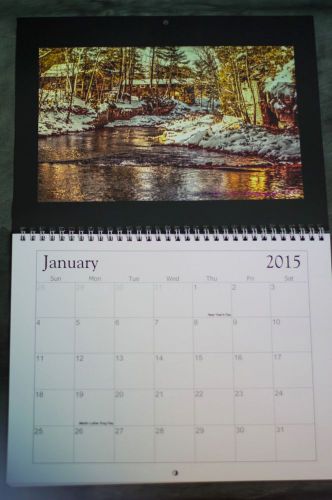 2015 Wall Calendar, Landscapes
