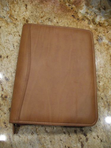 DAY-TIMER Notebook Planner Organizer in CAMEL / BROWN