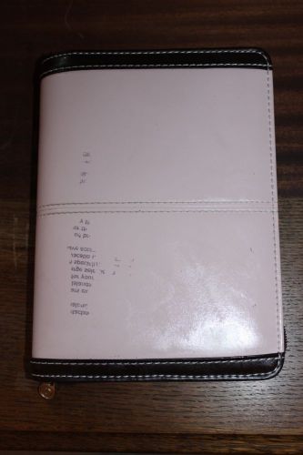 Franklin Covey Organizer Notebook Cover &#034;365&#034; Series Brown Pink