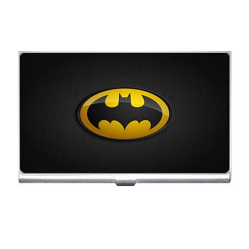 Batman Heroes Logo Business Name Credit ID Card Holder Free Shipping