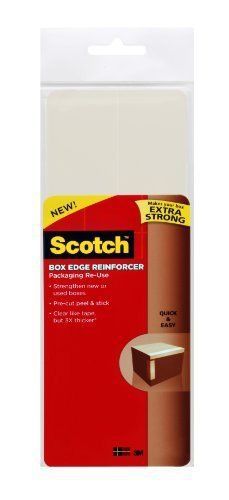 Scotch Sturdy Seam Edge Reinforcers - Durable - 24 / Pack - Clear (RUER24)
