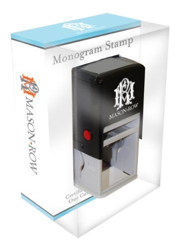 Mason row custom monogram self-inking stamp for sale