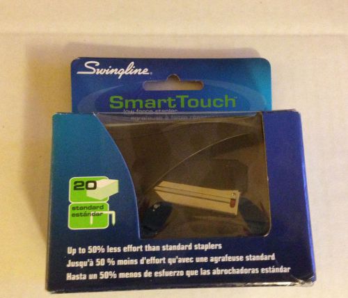 Swingline SmartTouch Grip Stapler, 20-Sheet Capacity, Black, 12/PK