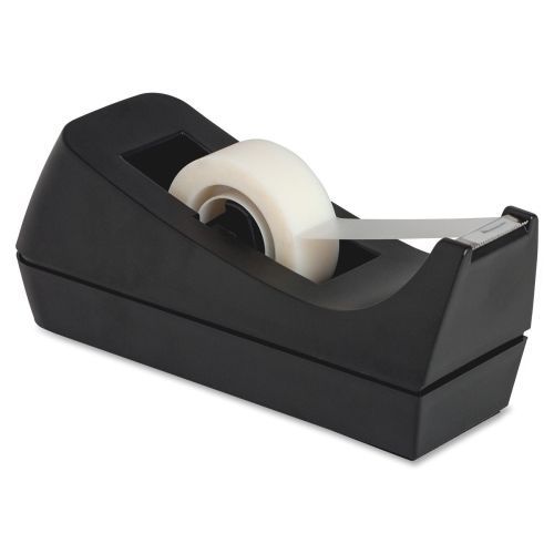Lot of 6 business source desktop tape dispenser - 1&#034; core- plastic - black for sale