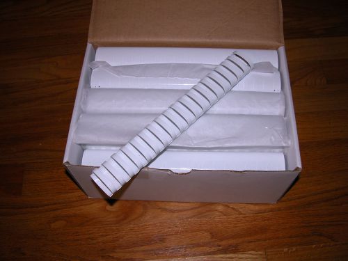 USI 1-1/2&#034; White 11&#034; 19 RING Plastic Binding Combs BOX OF 50 Free Shipping