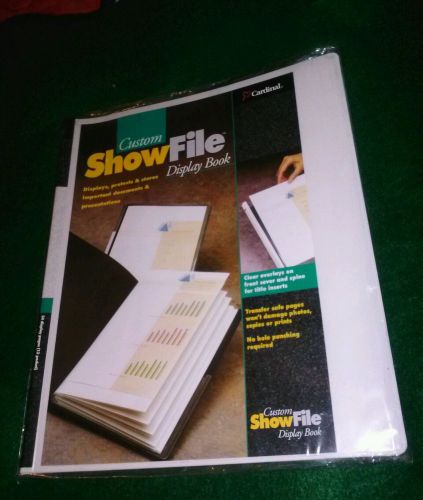 Cardinal Brands Crd-50138 Showfile Custom Display Book - Letter 8.5&#034; X