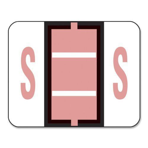 Smead 67089 Pink Bccr Bar-style Color-coded Alphabetic Label - S - (smd67089)