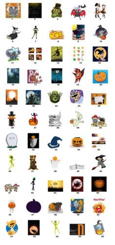 30 Personalized Return Address Labels Cartoon Halloween Buy 3 get 1 free (H7)