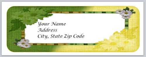 30 Flowersr Personalized Return Address Labels Buy 3 get 1 free (bo12)