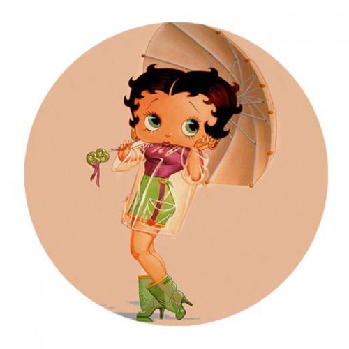 New Betty Boop Round Mouse Pad 005