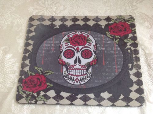 1 Vintage Floral Sugar Skull Day of the Dead Mouse Mat  Pad /Home/Gift/Decor/