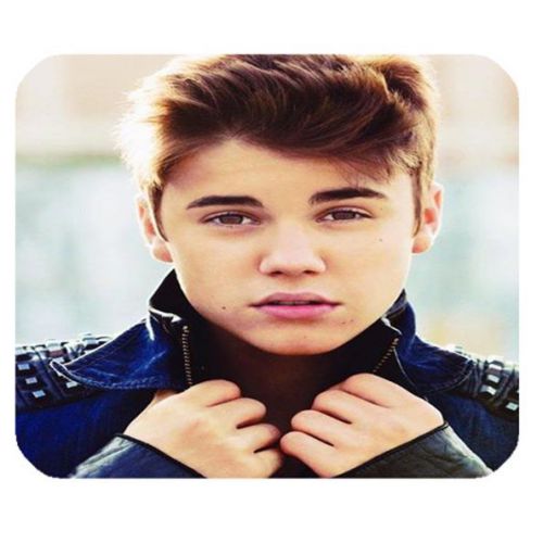 Justin Bieber Design Custom Mouse Pad or Mouse Mats For Gaming