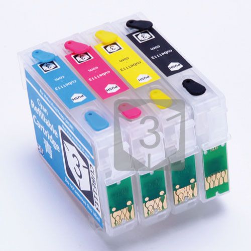 Non-oem refillable ink cartridges for epson workforce 60 435 520 545 630 633 635 for sale