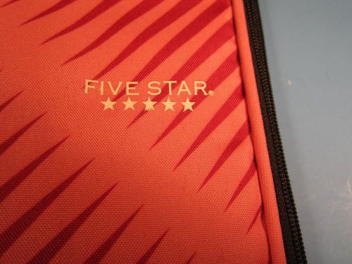 Pink Five Star 2-Inch Zipper Binder W/ Multi-Access File Handle for Girls