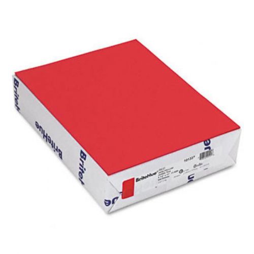 Mohawk BriteHue 101337 24 lb/60 Red Copy Paper 8.5x11 Inch 500 Sheets/Ream