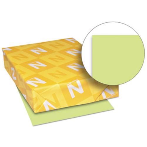 Neenah paper 26791 exact brights paper, 8 1/2 x 11, bright green, 50 lb, 500 for sale