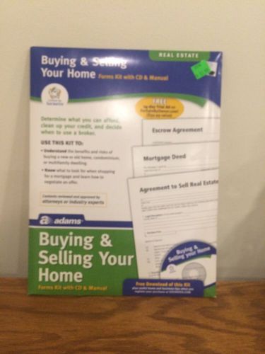 Socrates Media Buying And Selling Your Home Forms Kit (K311):23 Forms/CD Include
