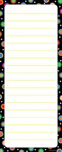 Creative Teaching Press Dots On Black Note Pad