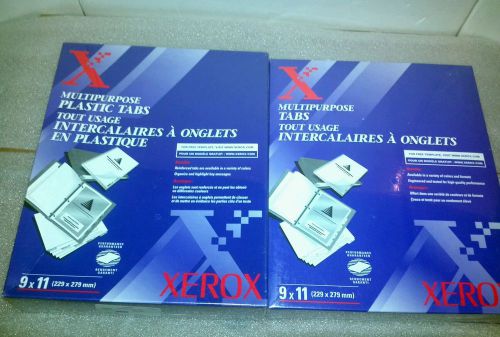 Xerox Multipurpose plastic Tabs Lot of 2