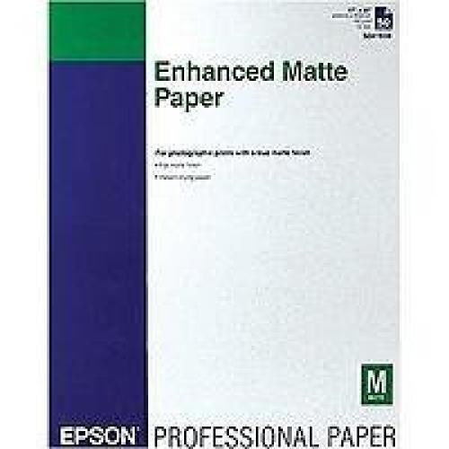 Epson enhanced matte paper - 17  x 22  - 192g/m? - matte - 94 ge/105 iso (d65) b for sale