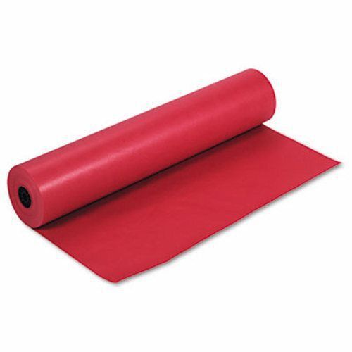Pacon Rainbow  Colored Kraft Paper, 35 lbs., 36&#034; x 1000 ft, Scarlet (PAC63030)