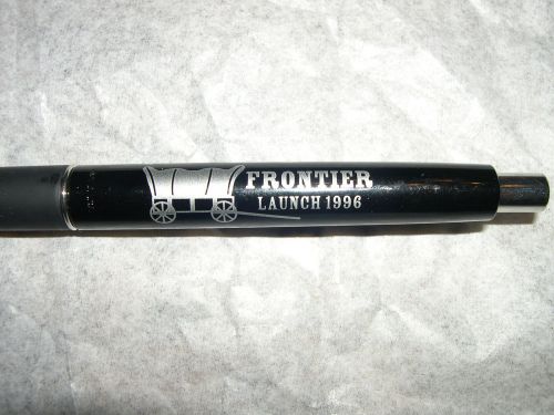 Parker Frontier Launch 1996 Ballpoint Pen Black with Silver Trim and Wagon logo