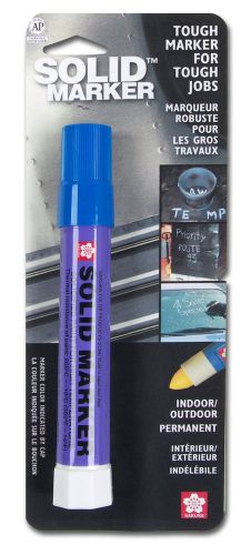 Sakura solid paint marker 13mm wide mark blue 1ea, use on glass/wood/metal for sale
