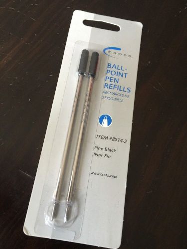 Cross Ball-Point Pen Refills Item #8514-2 Fine Black New