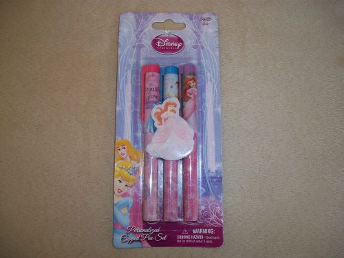 Disney Princess Capped Pen Set, Includes 3 Pens, For Ages 4+, NEW IN PACKAGE!!!!