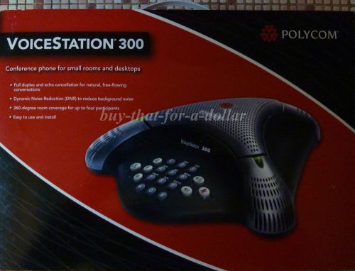*brand new* polycom voicestation 300 vs300 full duplex conference phone for sale