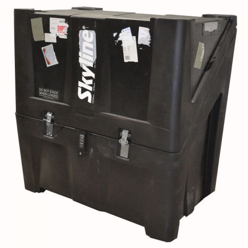 Skyline portable black rolling tradeshow general purpose equipment case for sale
