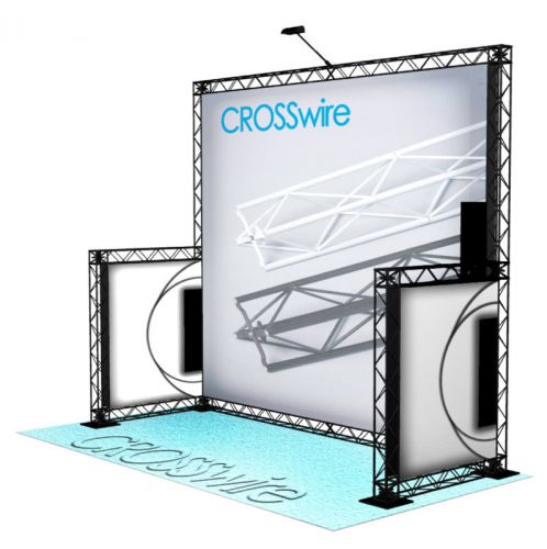 Crosswire exhibits 10x10 booth display trade show pop-up for sale