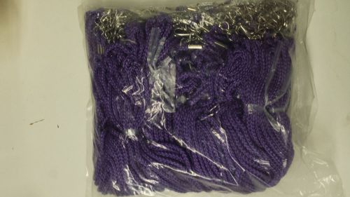 Bag of 100 Purple Lanyards