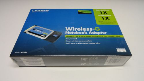 LINKSYS WPC54G WIRELESS-G PCMCIA WIRELESS NETWORK ADAPTER 802.11B/G LAPTOP CARD