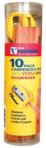 CH Hanson 00213 10 Hanson Pencils w/1 VersaSharp