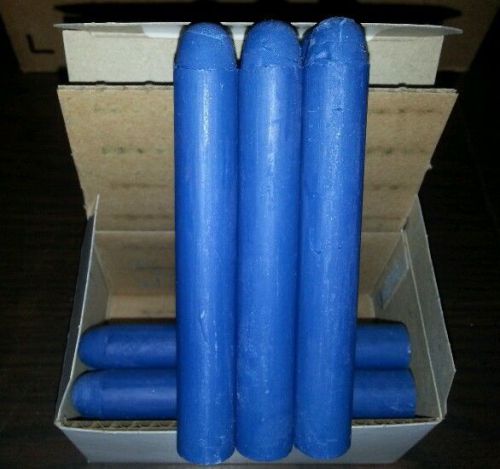 Scan-it Plus blue flourescent crayon case 12 crayon timber lumber markal la-co
